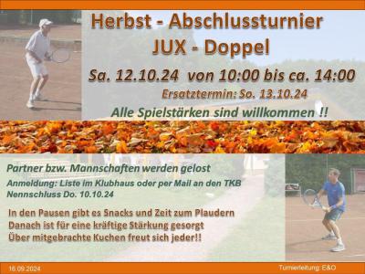 ABGESAGT: Herbst-Abschlussturnier